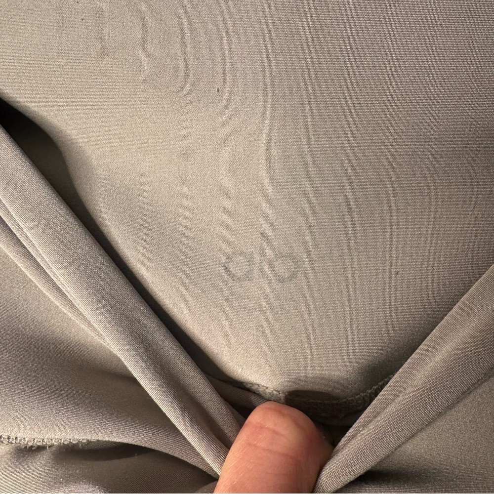 ALO Yoga Women's High-Waist Airlift Legging Gravel Neutral Tan Taupe Size Small - Picture 5 of 11